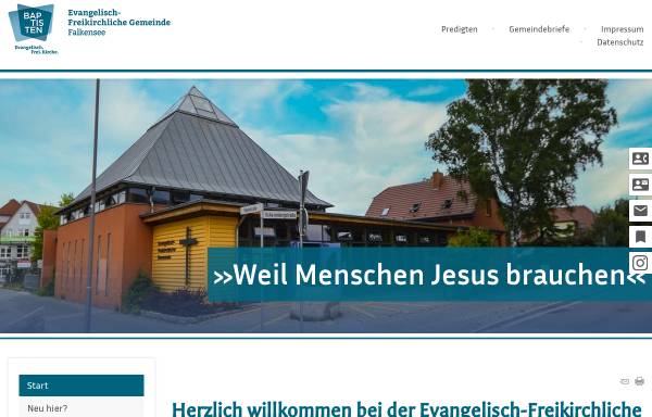 Vorschau von www.efg-falkensee.de, Evangelisch-Freikirchliche Gemeinde (Baptisten)
