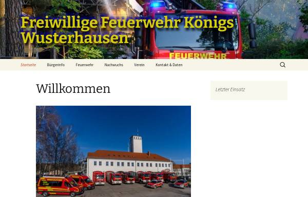 Vorschau von feuerwehr-kw.de, Freiwillige Feuerwehr Königs Wusterhausen