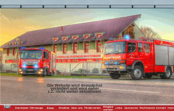 Vorschau von www.feuerwehr-wustermark.de, Feuerwehr Wustermark