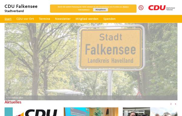 Vorschau von www.cdu-falkensee.de, CDU Falkensee