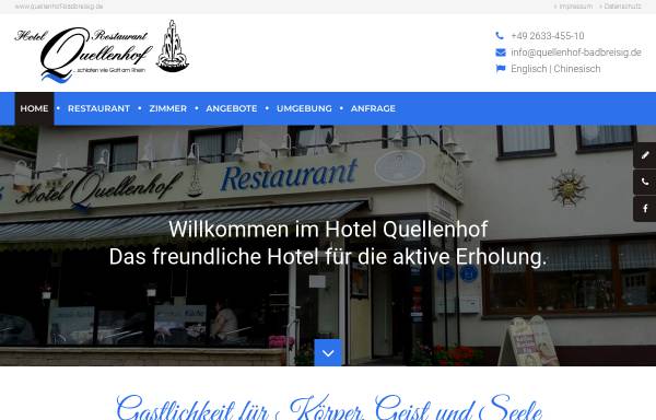 Vorschau von www.quellenhof-badbreisig.de, Hotel Quellenhof
