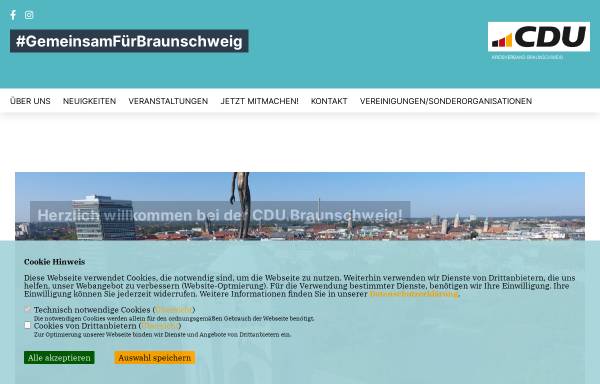 Vorschau von cdu-braunschweig.de, CDU-Kreisverband Braunschweig
