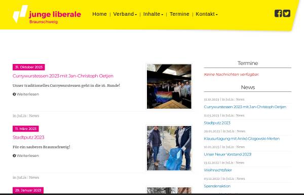 Vorschau von www.julisbs.de, JuLis - Junge Liberale Braunschweig