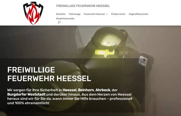 Vorschau von www.heessel.de, Freiwillige Feuerwehr Stadt Burgdorf Ortsfeuerwehr Heessel