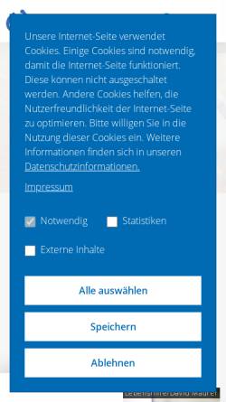 Vorschau der mobilen Webseite www.lebenshilfe-buxtehude.de, Lebenshilfe Buxtehude für Menschen mit Behinderungen e.V.