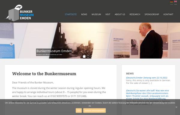 Vorschau von bunkermuseum.de, Emder Bunkermuseum