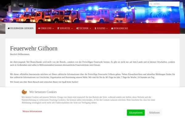 Vorschau von www.feuerwehr-gifhorn.de, Freiwillige Feuerwehr Gifhorn