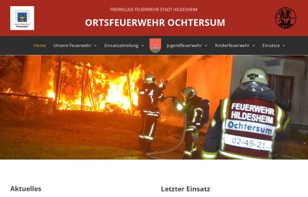 Vorschau von www.feuerwehr-ochtersum.de, Ortfeuerwehr Ochtersum