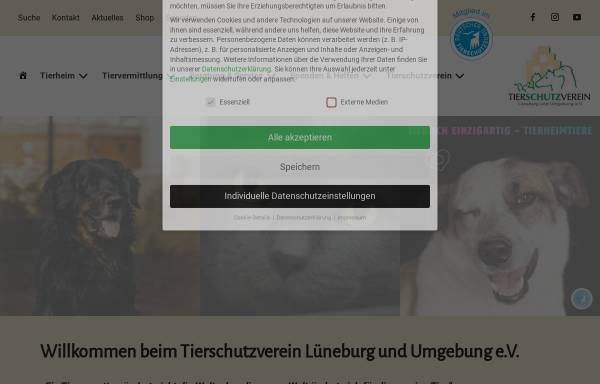 Vorschau von www.tierschutzverein-lueneburg.de, Tierschutzverein Lüneburg und Umgebung e.V.