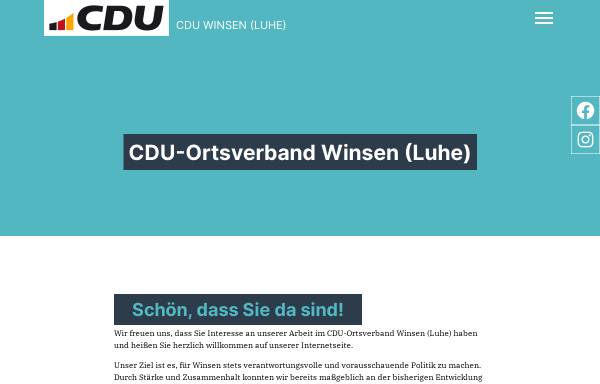 Vorschau von cdu-winsen.de, CDU Winsen, Luhe