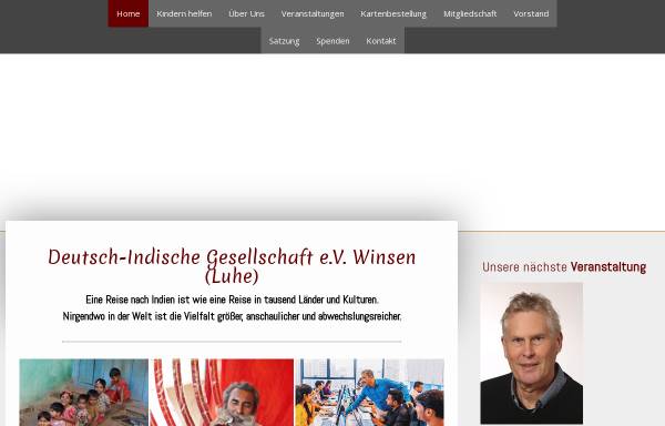 Vorschau von www.dig-winsen.de, Deutsch-Indische Gesellschaft Winsen e.V.