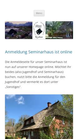 Vorschau der mobilen Webseite www.tyrker.de, Evangelische Jungenschaft Tyrker