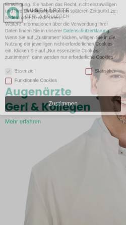 Vorschau der mobilen Webseite www.augenklinik.de, Augenklinik Ahaus