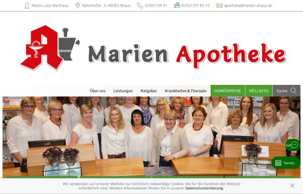 Vorschau von www.marien-ahaus.de, Marien-Apotheke
