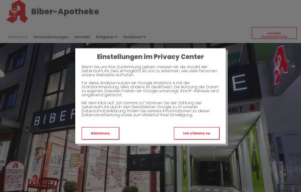 Vorschau von biber-apotheke.com, Biber-Apotheke Neheim