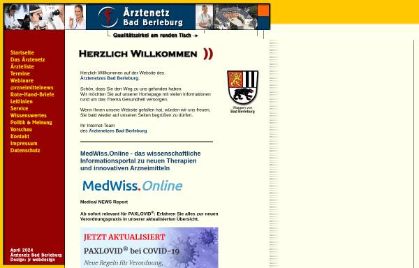 Vorschau von www.aerztenetz-bad-berleburg.de, Ärzte- Bad Berleburg
