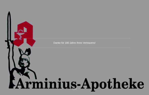 Vorschau von www.arminiusapotheke.de, Arminius Apotheke