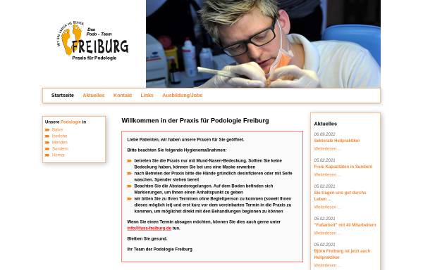 Vorschau von www.fuss-freiburg.de, Freiburg, Heidrun und Björn