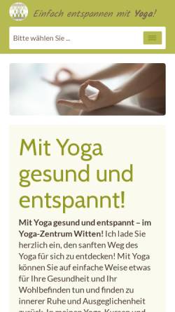 Vorschau der mobilen Webseite www.marion-schoone.de, Dr. Marion Schoone, Yoga und Gesundheit