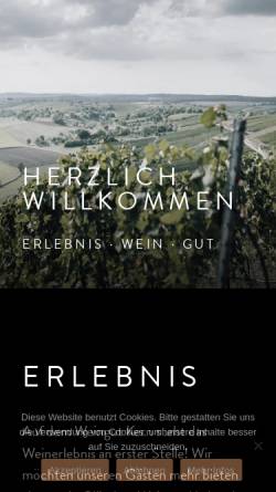 Vorschau der mobilen Webseite www.weingut-kern.de, Weingut und Sektkellerei Karl Kern