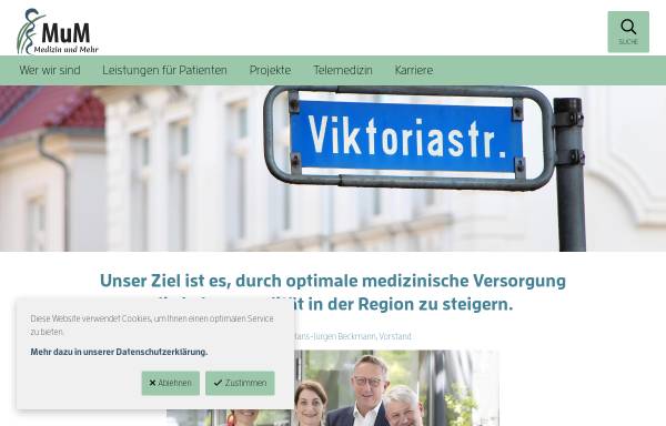 Vorschau von www.mum-buende.de, MuM - Medizin und Mehr eG