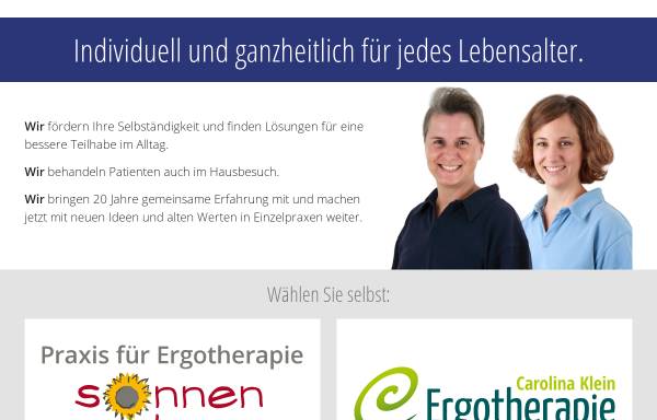 Vorschau von www.ergotherapie-erftstadt.de, Praxis für Ergotherapie Ghislaine Engelbrecht & Carolina Klein