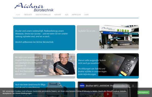 Vorschau von www.aichner-buerotechnik.at, Aichner Bürotechnik
