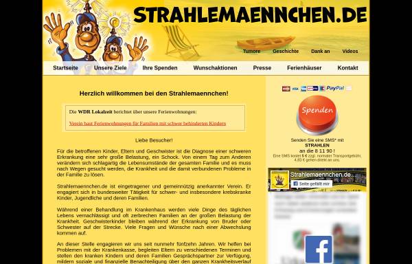 Vorschau von www.strahlemaennchen.de, Strahlemaennchen.de
