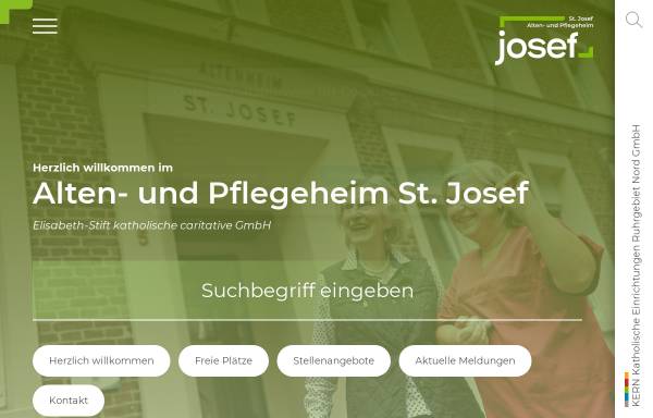 Vorschau von www.altenheim-stjosef.de, Alten- und Pflegeheim St. Josef