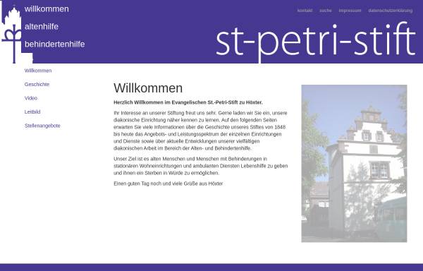Vorschau von www.st-petri-stift.de, St.-Petri-Stift