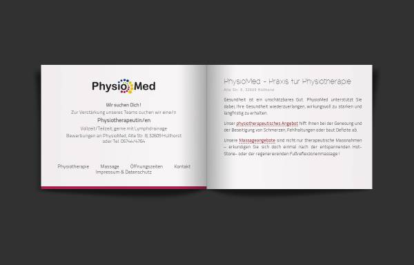 Vorschau von www.physiomed.info, PhysioMed Meike Göcke-Winsel & Christina Weihrich-Stegkemper