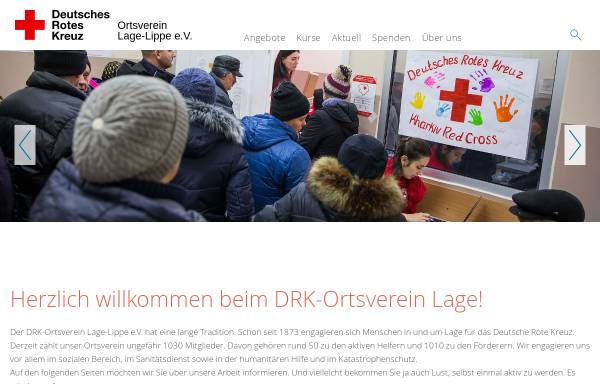 Vorschau von www.drk-lage.de, Deutsches Rotes Kreuz (DRK), Ortsverein Lage