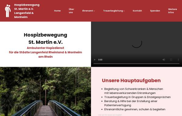 Vorschau von www.hospizbewegung-langenfeld.de, Hospizbewegung St. Martin e.V.