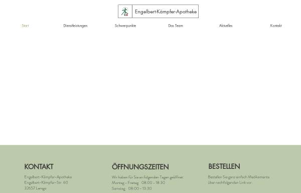 Vorschau von www.engelbert-kaempfer-apotheke.de, Engelbert-Kämpfer Apotheke