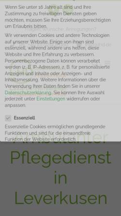Vorschau der mobilen Webseite www.lhd.de, Lazarus-Hilfsdienst e.V.