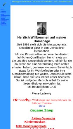 Vorschau der mobilen Webseite www.ladewig-massage.de, Pierre Ladewig, Massasgepraxis