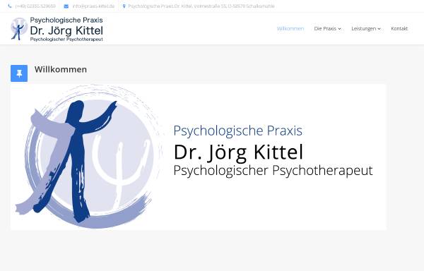 Vorschau von www.praxis-kittel.de, Psychologische Praxis Jörg Kittel