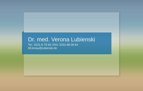 Vorschau von www.lubienski.de, Internistische Facharztpraxis Dr. J. Lubienski