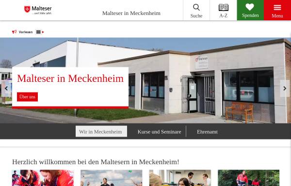 Vorschau von www.malteser-meckenheim.de, Malteser Hilfsdienst e.V. Meckenheim