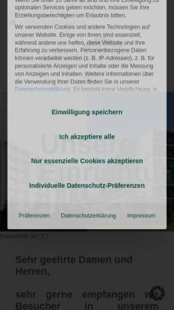 Vorschau der mobilen Webseite www.altenheim-deuz.de, Altenheim Deuz e.V.