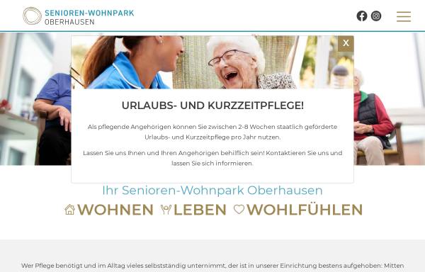 Vorschau von www.senioren-wohnpark-oberhausen.de, Senioren-Wohnpark Oberhausen GmbH
