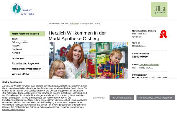 Vorschau von www.markt-apotheke-olsberg.de, Markt-Apotheke