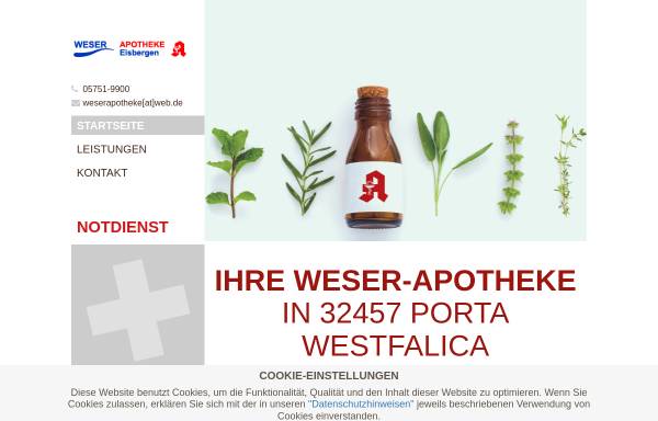Vorschau von www.weser-apotheke-pw.de, Weser Apotheke