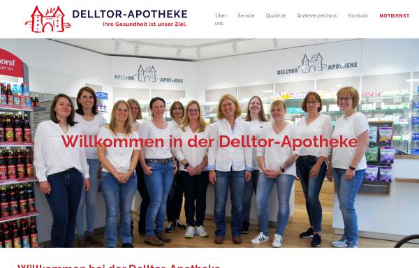 Vorschau von delltor-apotheke.de, Delltor-Apotheke - Kirsten Moser e.K.