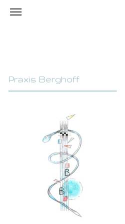 Vorschau der mobilen Webseite www.praxis-berghoff.de, Dr. med. W. Berghoff