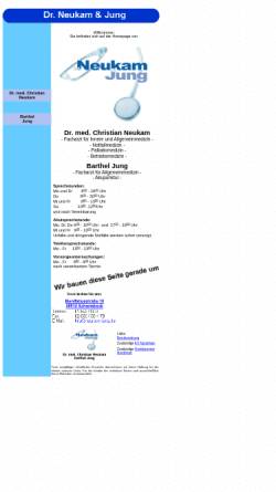 Vorschau der mobilen Webseite www.neukam-jung.de, Dr. med. Christian Neukam und Barthel Jung (Allgemeinmedizin)