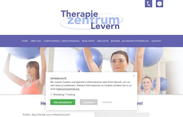 Vorschau von www.therapiezentrum-levern.de, Therapiezentrum Levern