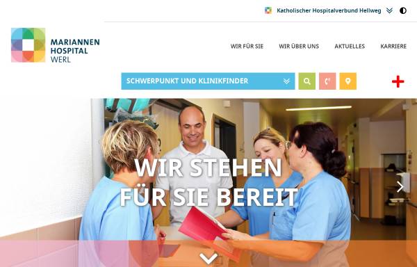 Vorschau von www.mariannen-hospital.de, Mariannen-Hospital Werl