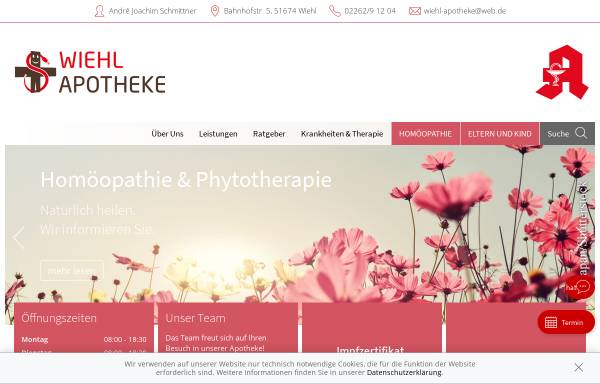 Vorschau von www.wiehl-apotheke.de, Wiehl-Apotheke