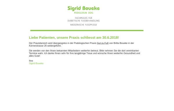 Vorschau von www.boueke.de, Sigrid Boueke